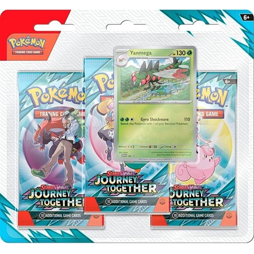 Journey Together - 3-Pack Blister - Yanmega - Pokemon kort